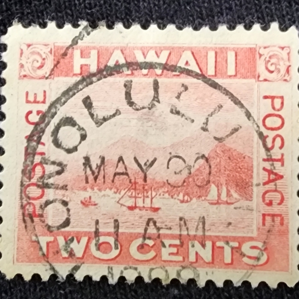 Hawaii #81  Two Cents Stamp Honolulu Cancel #lot2